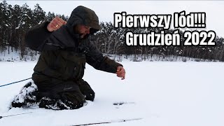 PIERWSZY LÓD Grudzień 2022  5cm KASZY [upl. by Arlee]