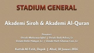 Stadium General Akademi Siroh dan Akademi AlQuran 2016 [upl. by Basir]