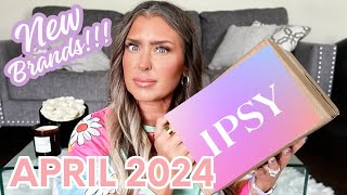 APRIL 2024 IPSY GLAMBAG AND BOXYCHARM BY IPSY  NEW BRANDS  HOTMESS MOMMA MD [upl. by Piers]