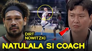 PINAKITAAN NG Dirt Nowitzki move ni Junemar Fajardo ang import ng Korea Coach NATULALASMB vs Suwon [upl. by Zilber]