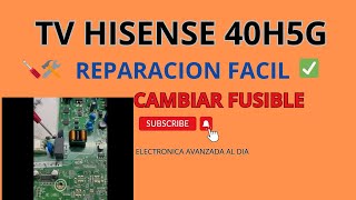 tv hisense 40h5g N0 Enciende Reparacion Facil 🛠️🪛✅ [upl. by Aleac]