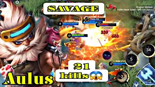 2nd Savage😱Bloody Aulus Gameplaythey cant stop Aulus mobilelegends mlbb aulus aulusgameplay [upl. by Emelia475]