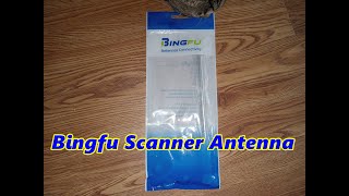 Bingfu Hand Held Scanner Antenna Review 20mhz to 13ghz [upl. by Onivla]