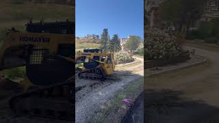 KOMATSU CK 20 RIMOZIONE TERRENO  IMPRESA STIVALETTI COSTRUZIONI GENERALI [upl. by Fesoy]