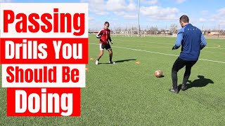 Passing Drills You Should Be Doing  Soccer Passing Drills to Improve First Touch amp Passing Skills [upl. by Morgen665]