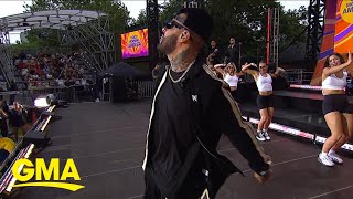 Nicky Jam performs X live on GMA [upl. by Angeline]