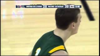 Sheboygan Lutheran 1 Sam Dekker converts 3pt play [upl. by Nanni]