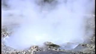 Echinus Geyser eruption July 1989 full raw footage Norris Geyser Basin Yellowstone [upl. by Isis]