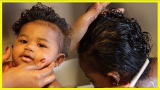 HOW TO COCONUT OIL TREATMENT FOR BABYS HAIR [upl. by Sybyl645]