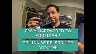 TPLINK WIRELESS USB ADAPTER INSTALL SETUP USE REVIEW [upl. by Anirroc508]