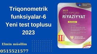 Triqonometrik funksiyalar6Test toplusu2023Əlaqə0515521577 [upl. by Sedlik]