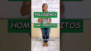 📚POLISSEMIA e HOMÔNIMOS PERFEITOS 📚 português enem concurso dicas aula professora [upl. by Abram]