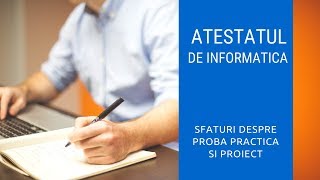 Ce este ATESTATUL DE INFORMATICA Cand se sustine E obligatoriu [upl. by Gasser997]