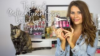 Too Faced French Kisses Melted Lipstick Holiday Set Cruelty Free amp Vegan  Logical Harmony [upl. by Witcher]