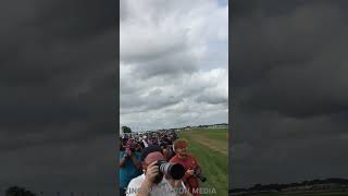 B25 Mitchell Flyby airshow airplane aviation oshkosh shorts video viralvideo trending wow [upl. by Casper]