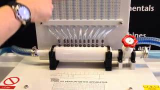 TQ  H5  Fluid Mechanics  Venturi Meter [upl. by Kinsman]