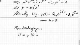 09A6 Differentialgleichung mit Randbedingungen quantenmechanisches Teilchen im Potentialtopf [upl. by Tammy965]