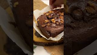 Chocolate banana bread moist spongycake recipe banana breakfast [upl. by Romelle308]