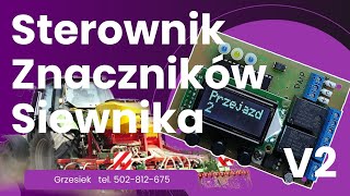 Sterownik Licznik przejazdów siewnika znaczniki wersja V2 aktywacja na cały przejazd Zawory Cewki [upl. by Ingraham]