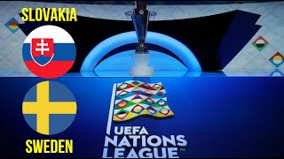 SlovakiaSweden UEFA Nations League eFootball 2025 Ultra Realistic Graphics Top Player Level [upl. by Ynnav678]