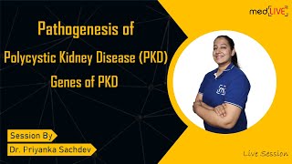 Pathogenesis of Polycystic Kidney Disease PKD  Genes of PKD  MedLive  Dr Priyanka Sachdev [upl. by Jovita]