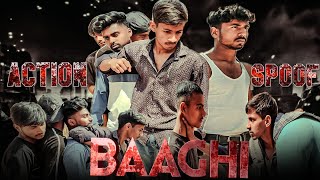 BAAGHI Movie Action Screen  Best Spoof  Tiger Shroff Beast Action Rajan Yadav  Hindi Movie [upl. by Simpkins]