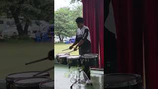 MMC 6th Invitational  High School Division  Tenor Drum Solo quotAerol U Sabadoquot [upl. by Halyahs]