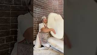 Waving Lavash Dough with Bare Hands – A Crispy Masterpiece [upl. by Ajdan775]