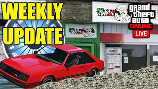 GTA 5 Online New Lucky Wheel Podium Car  NEW Dominator FX  GTA 5 Weekly Update [upl. by Sabah]