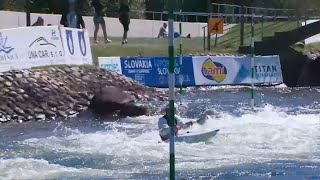 Klara Kneblova CZE U23 SemiFinal  2024 ICF CanoeKayak Slalom Junior amp U23 World Championships [upl. by Ettennahs]