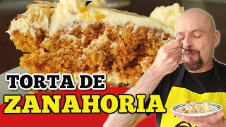 Como Hacer TORTA DE ZANAHORIA ESPONJOSA 🥕 CASERA  FÁCIL Y RÁPIDO [upl. by Lemej]