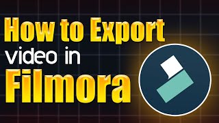 How to export video in Filmora  Step by Step Guide [upl. by Majka740]