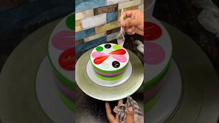 So Beautiful New Cake Design  Mix Cake Decorating cake cakeart ytshorts shorts short food [upl. by Hailee]