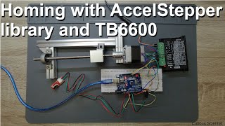 Homing with the AccelStepper library and a limit switch [upl. by Shir572]