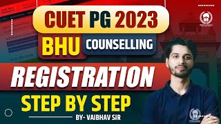 BHU PG 2023 registration process step by step  BHU PG Counselling 2023  Vaibhav Sir [upl. by Nilyam]