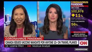 Dr Leana Wen Planned Parenthood wants the USA to restrict air travel for only the vaccinated [upl. by Snah674]