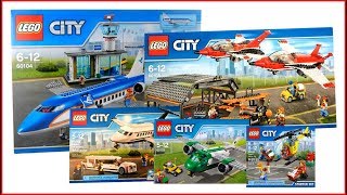 COMPILATION ALL LEGO City Airport 2016  Speed Build for Collectors [upl. by Yunick]