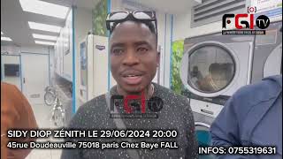 Préparation ZENITH 2024  Sidy Diop a Paris Chez Baye Fall [upl. by Ilowell]