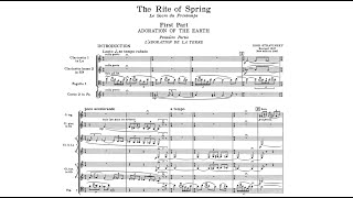 Stravinsky  The Rite of Spring Official Score Video w Live Chat Commentary [upl. by Nodnart654]