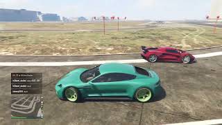 GTA V Ocleot Virtue vs Pfister Neon2024 Lotus Evija vs 2023 Porsche Taycan 4 sgtavonline viral [upl. by Kirstin]