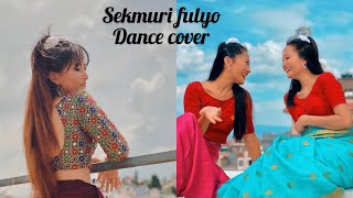 Dance cover  sekmuri fulyo kushal Thalang and melina Rai [upl. by Nilde]