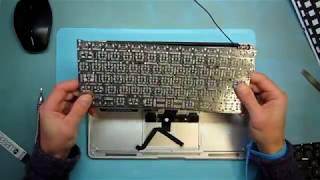 Apple Macbook Air A1369 A1466 Tastatur Austausch selber durchführen Keyboard replacement by yourself [upl. by Ahsinwad170]