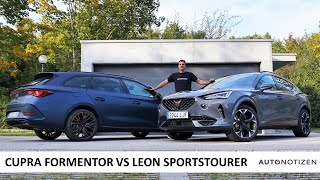 Cupra Formentor vs Leon Sportstourer Vergleich Review Test Fahrbericht [upl. by Auric]