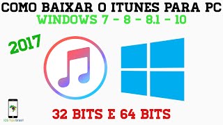 COMO BAIXAR E INSTALAR O ITUNES NO PC  ATUALIZADO [upl. by Nnyladnarb]