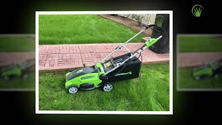 Greenworks 20Inch 40V Twin Force Cordless Lawn Mower Review [upl. by Junette]