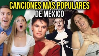 MADRE ESPAÑOLA CONOCE LAS CANCIONES MÁS POPULARES CADA AÑO de MÉXICO ENAMORADA DE MUSICA MEXICANA [upl. by Soalokin373]