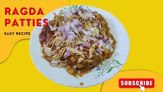 Easy Ragda Patties Recipe  आसान रगड़ा पेटिस की रेसिपी  Make Ragda Pattice at Home [upl. by Hera]