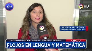 NOTICIERO 9  FLOJOS EN LENGUA Y MATEMÁTICA [upl. by Adey657]