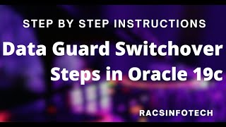 Oracle 19c Data Guard Switchover activity using DG Broker Step by Step [upl. by Nrubua779]