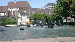 Tinguely Brunnen switzerland [upl. by Adnola]